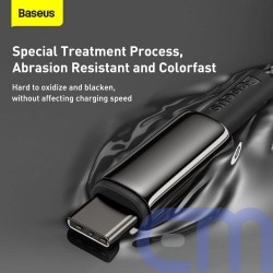 Baseus Type-C - Type-C cable Tungsten Gold Fast charging and data 100W (20V/5A) 1m Black (CATWJ-01) 6