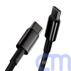 Baseus Type-C - Type-C cable Tungsten Gold Fast charging and data 100W (20V/5A) 1m Black (CATWJ-01) 11