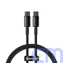 Baseus Type-C - Type-C cable Tungsten Gold Fast charging and data 100W (20V/5A) 1m Black (CATWJ-01) 13