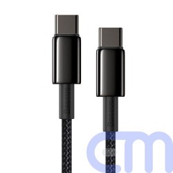 Baseus Type-C - Type-C cable Tungsten Gold Fast charging and data 100W (20V/5A) 2m Black (CATWJ-A01) 10