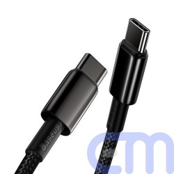 Baseus Type-C - Type-C cable Tungsten Gold Fast charging and data 100W (20V/5A) 2m Black (CATWJ-A01) 11