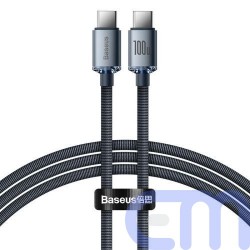 Baseus Type-C - Type-C Crystal Shine series fast charging data cable 100W 1.2m Black (CAJY000601) 4