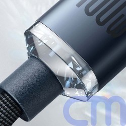 Baseus Type-C - Type-C Crystal Shine series fast charging data cable 100W 1.2m Black (CAJY000601) 10