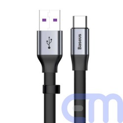 Baseus Type-C Simple HW Quick Charge Charging Data Cable 40W 5A 23cm Gray (CATMBJ-BG1) 4