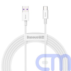 Baseus Type-C Superior series fast charging data cable 66W (11V/6A) 2m White (CATYS-A02) 3