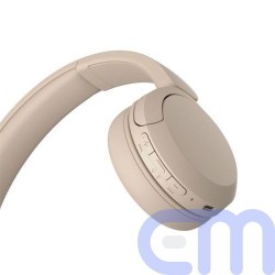 Sony WH-CH520 Bluetooth On-Ear Headphones BT 5.2 Beige EU 6