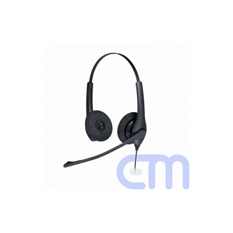 Jabra BIZ 1500 QD Duo Headset with mic Black EU