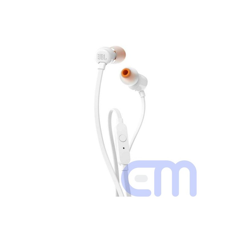 JBL Tune 110 In-Ear Headphones White EU