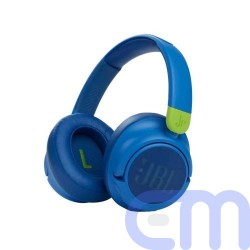 JBL JR460NC Bluetooth Wireless On-Ear Headphones for Kids with Noise Cancellation, Blue EU 1