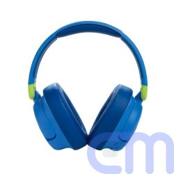 JBL JR460NC Bluetooth Wireless On-Ear Headphones for Kids with Noise Cancellation, Blue EU 2