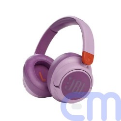 JBL JR460NC Bluetooth Wireless On-Ear Headphones for Kids with Noise Cancellation, Pink EU 1