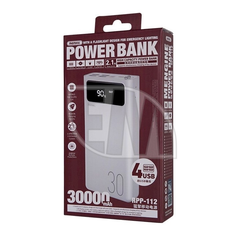 Power bank 30000 mAh Remax RPP-112
