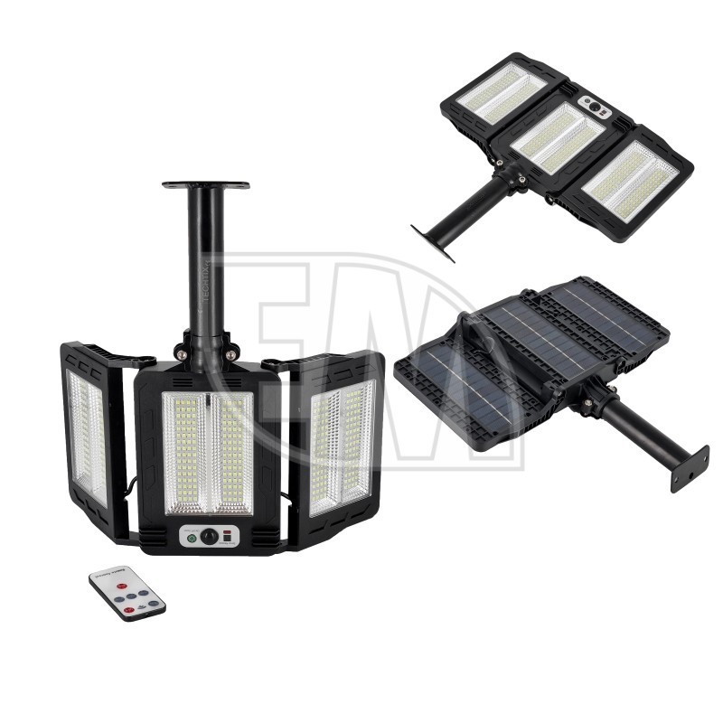 Outdoor wall lamp with solar battery