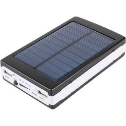 Power bank with solar battery