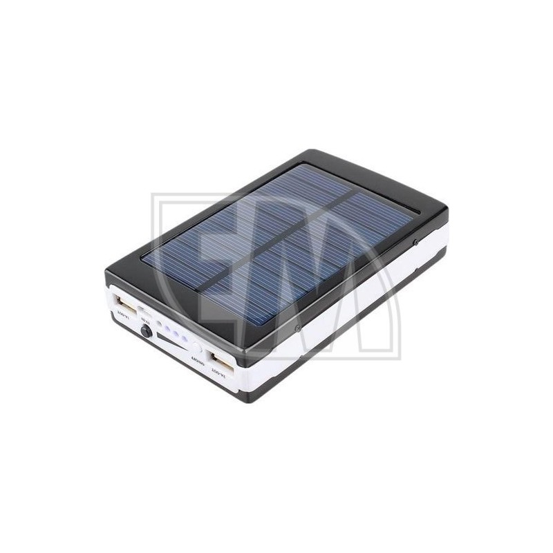 Power bank with solar battery