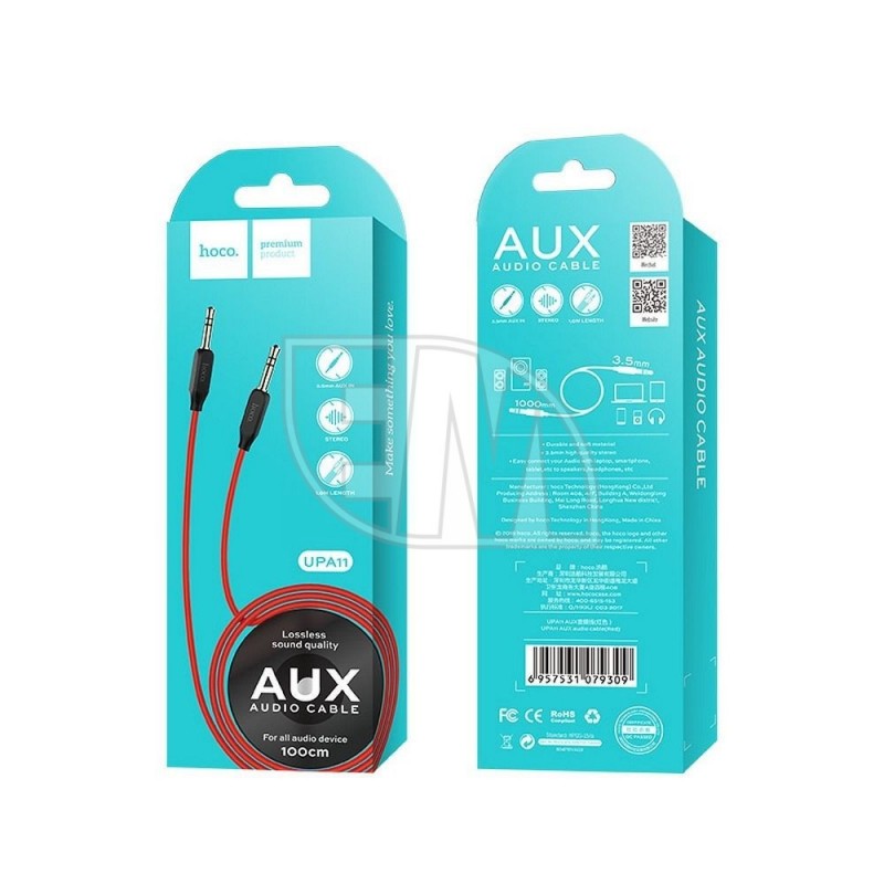 HOCO AUX Аудио кабель  Jack 3,5 мм UPA11
