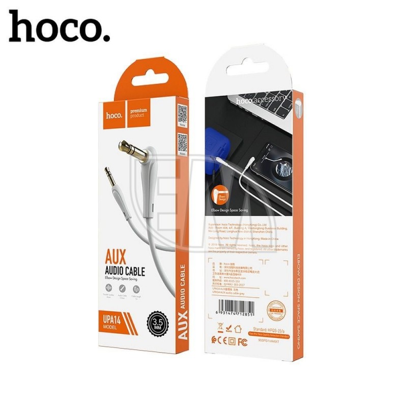 HOCO AUX Аудио кабель  Jack 3,5 мм UPA14