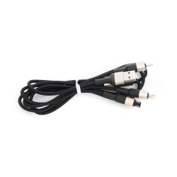 HOCO Кабель USB 3в1 для iPhone Lightning + Micro + Type-C X26 2