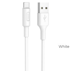 HOCO USB cable for Type-C SOARER X25 white 3