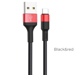 HOCO USB cable for Type-C Xpress X26 black-red 2