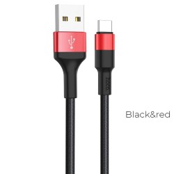 HOCO USB laidas Type-C Xpress X26 juodai raudonas 2