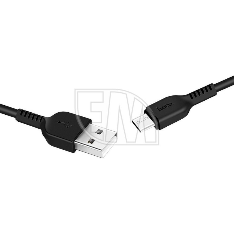 HOCO USB laidas Type-C EASY X13 juodas 1m