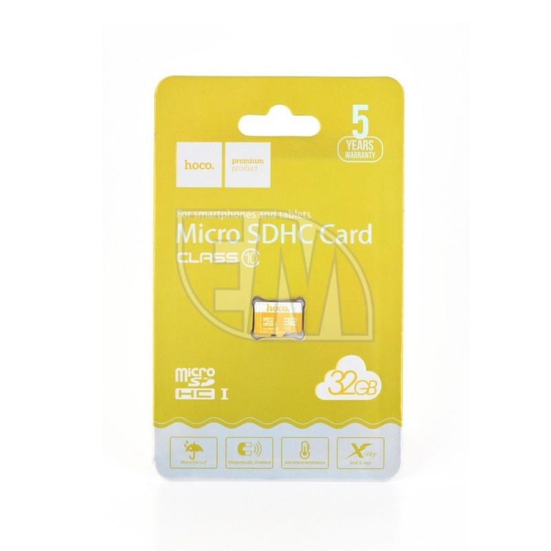 Didelės spartos 32GB atminties kortelė HOCO MicroSD TF