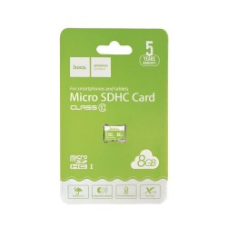 Didelės spartos 8 GB atminties kortelė HOCO MicroSD TF 1