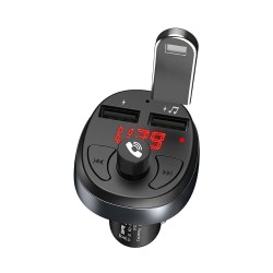 HOCO automobilinis įkroviklis + Bluetooth FM siųstuvas E41