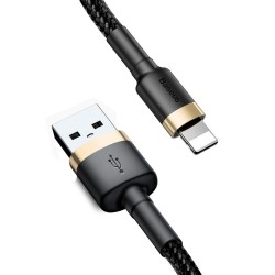 BASEUS USB cable Apple Lightning 8-pin 2.4A Cafule CALKLF-BV1 1m gold-black 1
