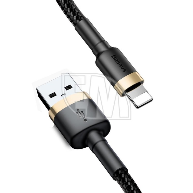BASEUS USB cable Apple Lightning 8-pin 2.4A Cafule CALKLF-BV1 1m gold-black