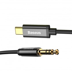 BASEUS Аудио адаптер Type-C на гнездо 3,5 мм черный CAM01-01 3