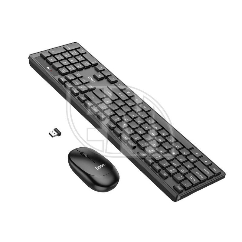 Беспроводная клавиатура HOCO + беспроводная мышь GM17 черный