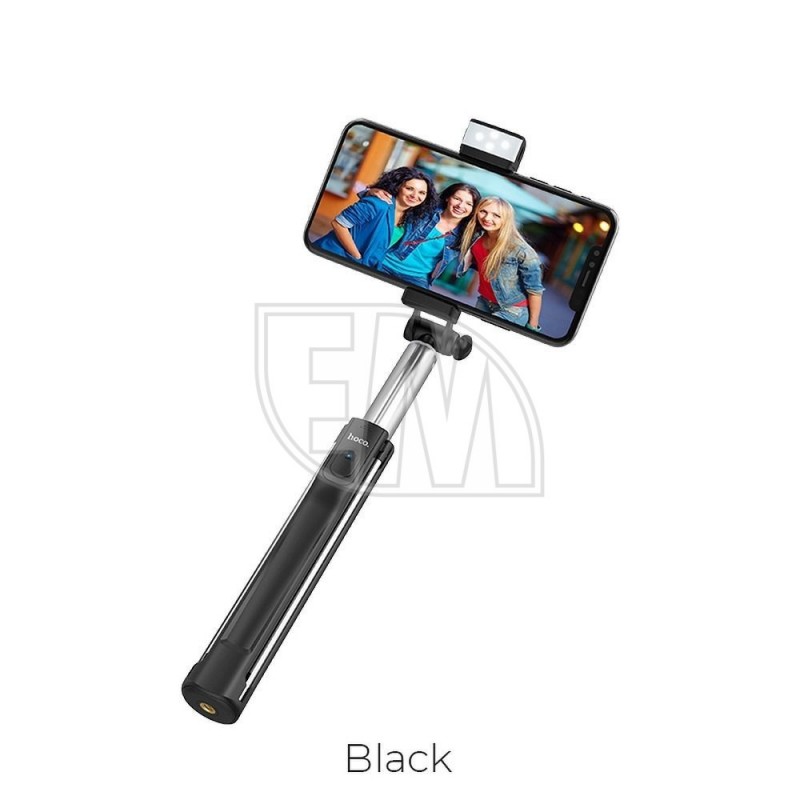HOCO Selfie lazda su belaidžiu pulteliu + K10A Magnificent lempa 1,1 metro juoda