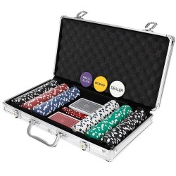 Pokeris – 300 žetonų rinkinys HQ lagamine 1