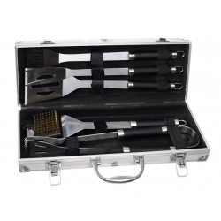 Barbecue utensils - set of 5 accessories + case 2