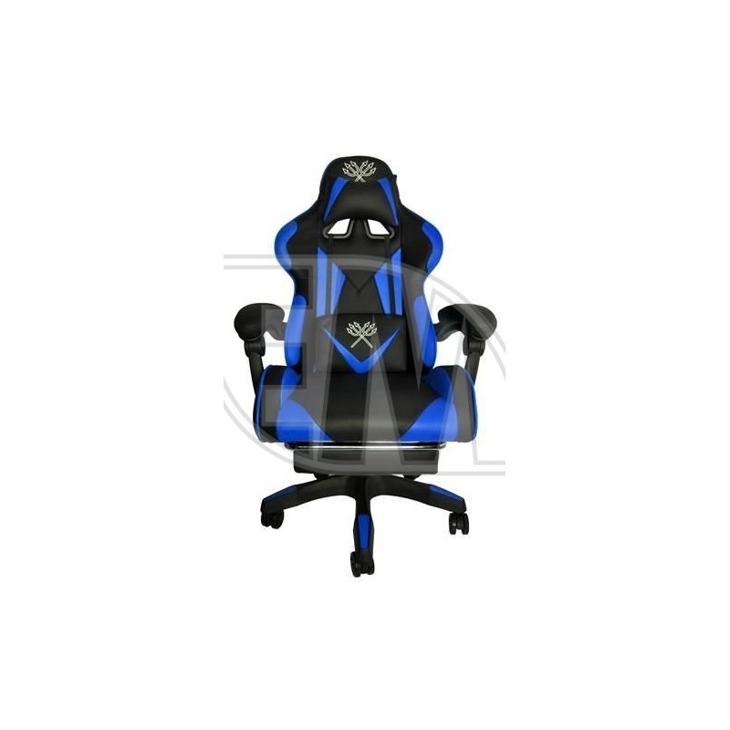 Игровое кресло - черно-синее Malatec