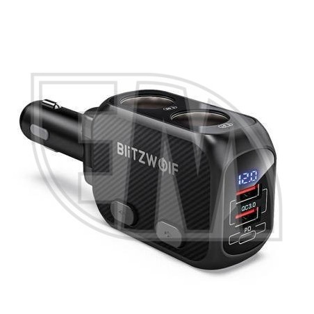 Kroviklis telefonui BlitzWolf 2xUSB, USB-C, 150W