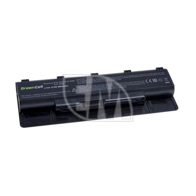 Green Cell Laptop Battery for Asus G56 N46 N56 N56DP N56V N56VM N56VZ N76