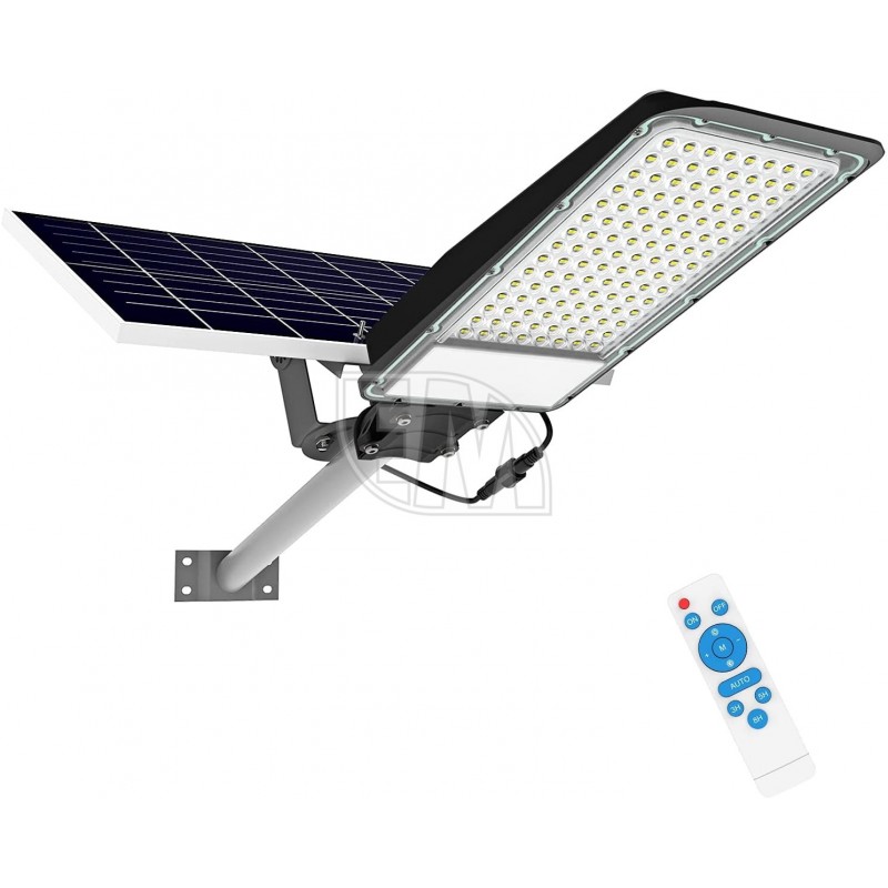 300W Solar Street Flood Lights Outdoor with Remote Control IP65
