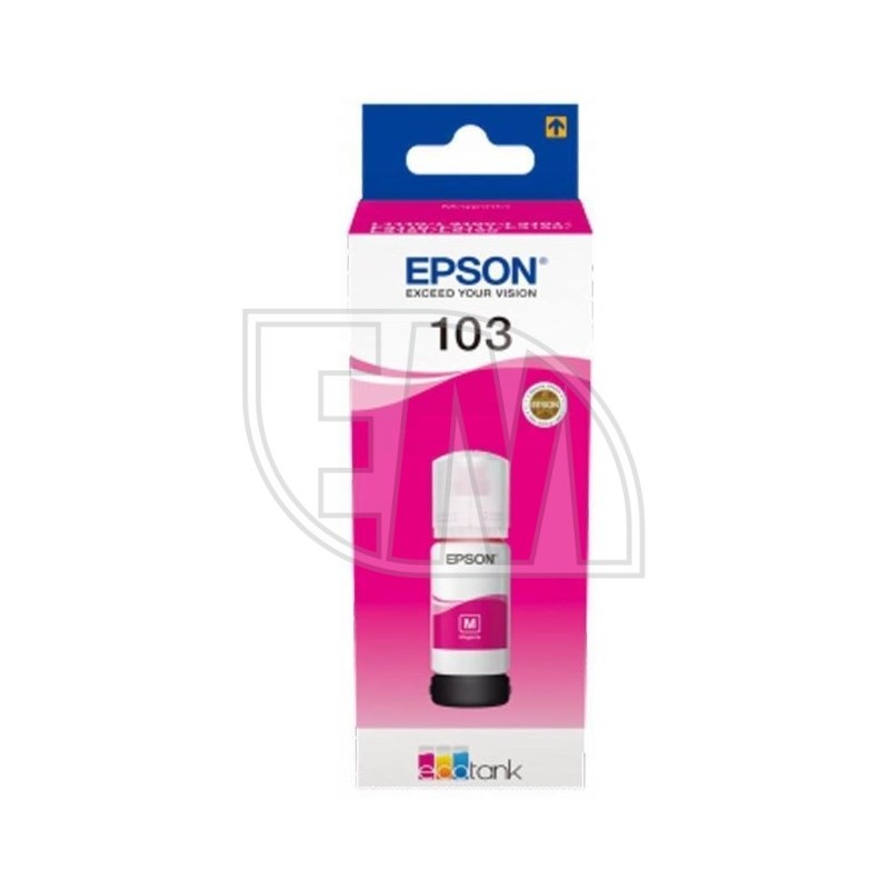 Kasetė rašaliniams spausdintuvams Epson 103 ECOTANK INK (C13T00S34A), Magenta