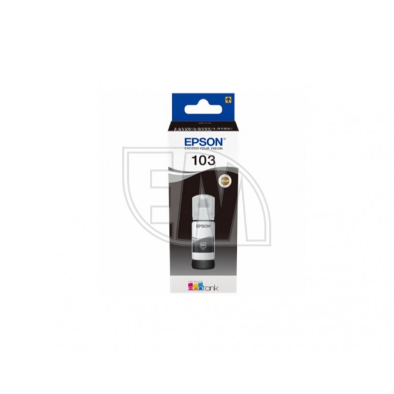 Kasetė rašaliniams spausdintuvams Epson 103 ECOTANK INK (C13T00S14A), Black
