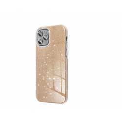Telefono dėklas Forcell Shining, skirtas Samsung Galaxy S21 FE, auksinis 1