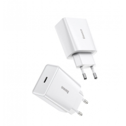 Adapteris Įkroviklis Baseus Speed Mini EU USB Type C 20W 3A Power Delivery Quick Charge (CCFS-SN02) 2