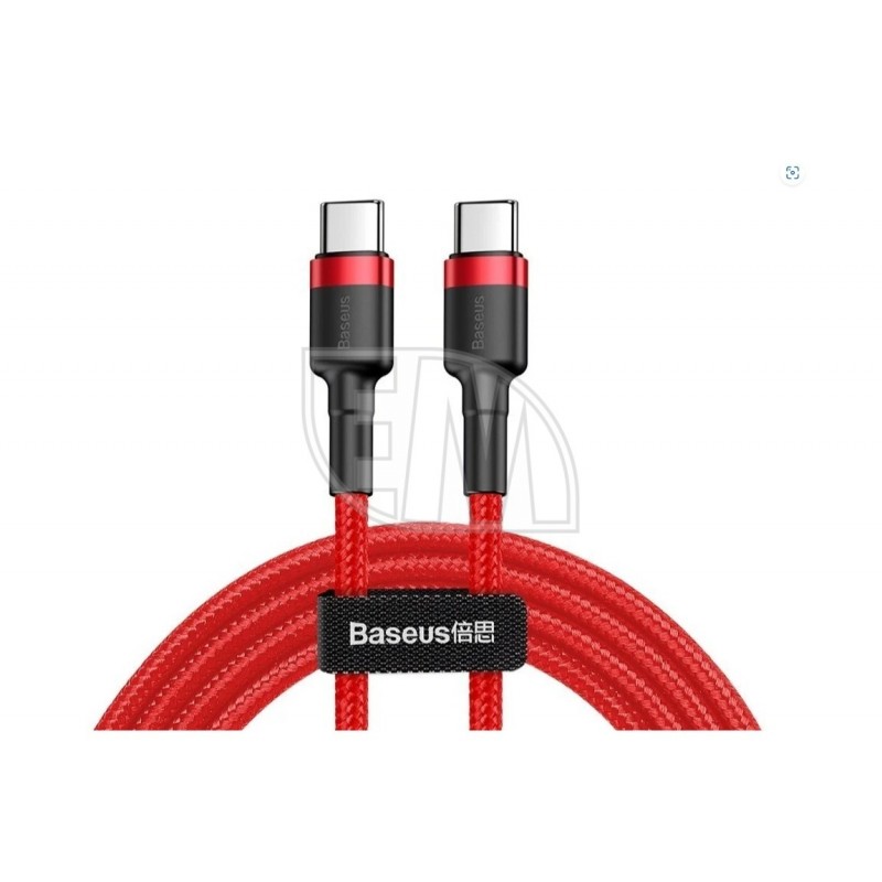 Baseus kabelis 1 m USB-C, Raudona