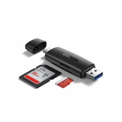 Ugreen CM304 USB + USB-C kortelių skaitytuvo adapteris 1