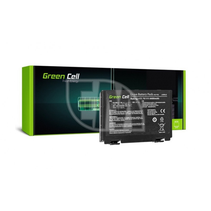 Nešiojamo kompiuterio akumuliatorius Green Cell Laptop Battery for Asus K40 K50 K50AB K50C K51 K51AC K60 K70 X70 X5DC