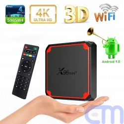 Tv priedėlis X96 mini+ 2 RAM+16 GB Android 9.0 Bluetooth TV Box 1