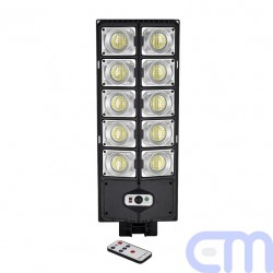 Outdoor luminaire with solar panel 100W 1