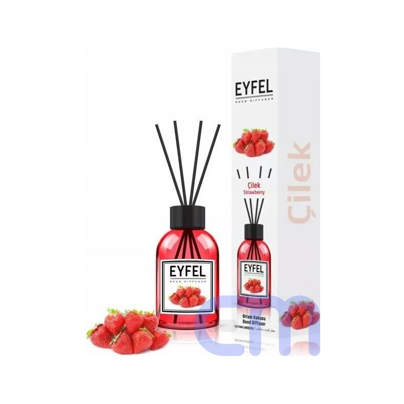 Eyfel home scent with sticks Strawberry